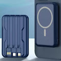 Power Bank 1000mAh Magnetic Battery Pack Power Bank with USB-C Cable 20W Fast Charging Ultra Slim