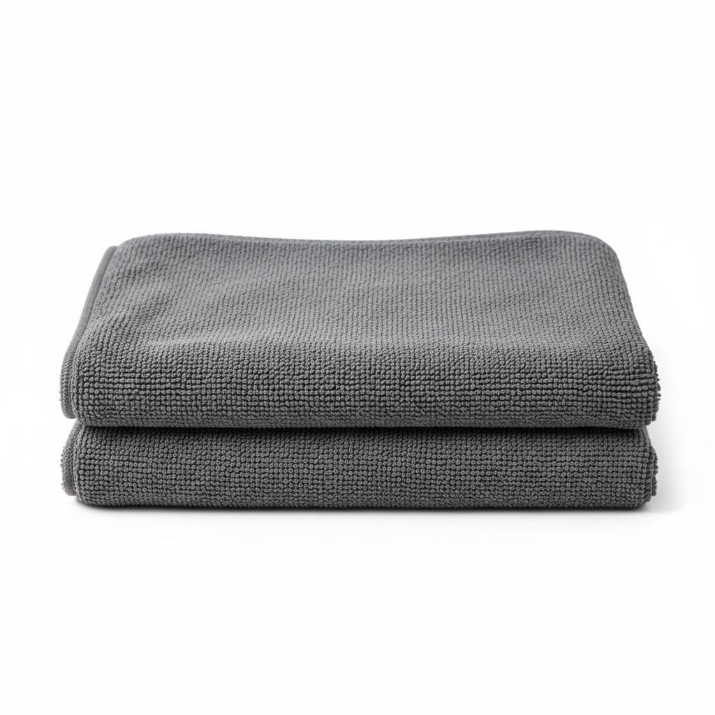 Mikrofiber Biltorka – Dubbelsidig & Snabbtorkande | 30x30 cm till 60x160 cm